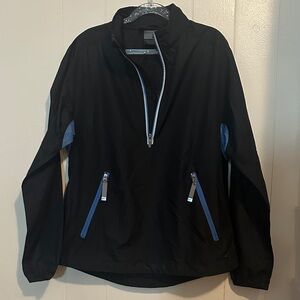 Vintage Nike windbreaker Black and Blue Jacket